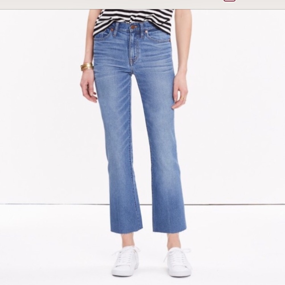 Madewell flea market flares.